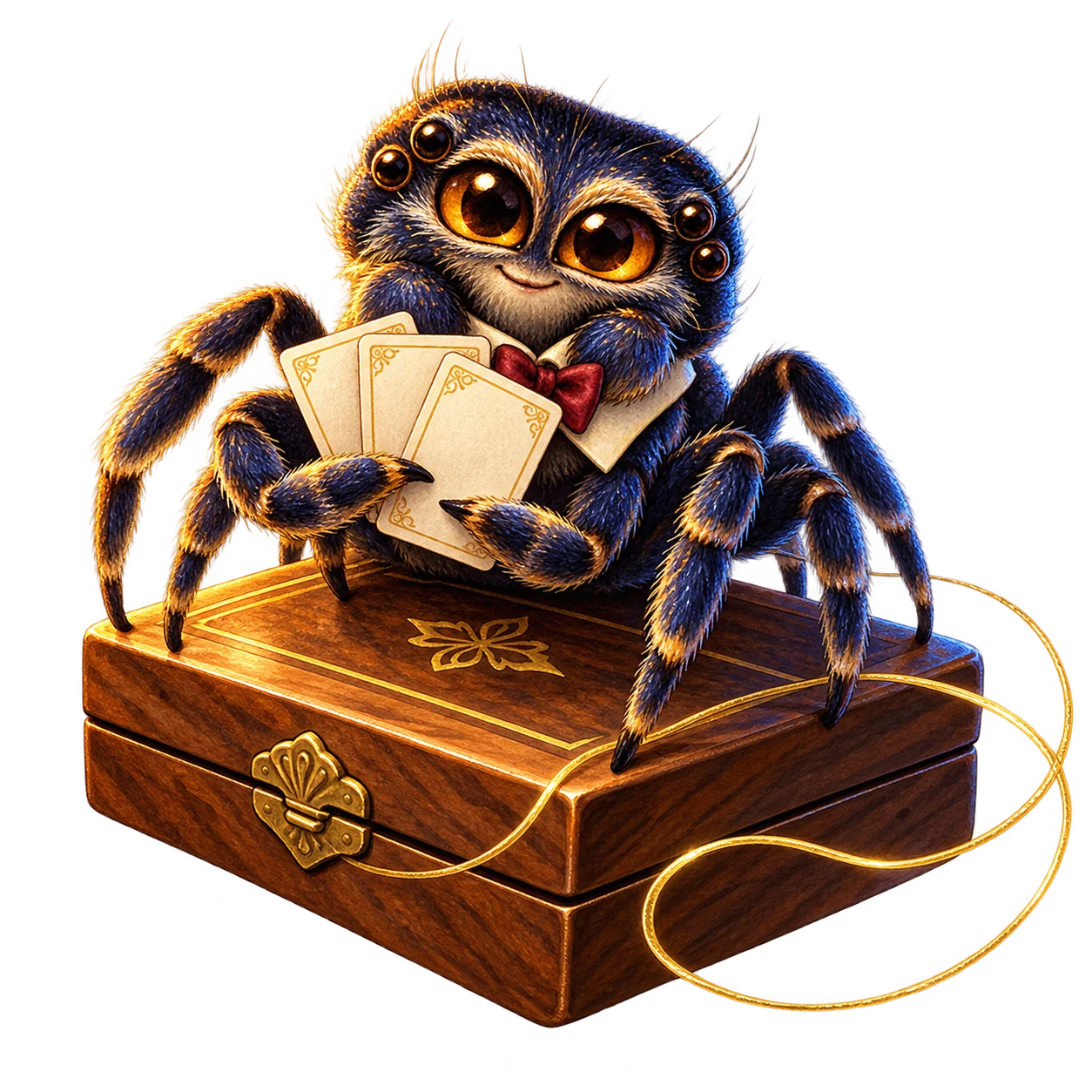 The velvet-blue spider dealer
